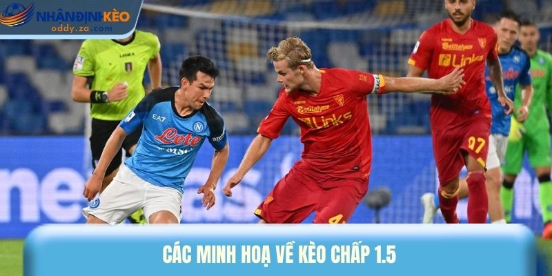 Kèo Chấp 1.5 - Cửa Trên Cửa Dưới & Mẹo Vào Kèo Chuẩn 2 Các minh hoạ về kèo chấp 1.5